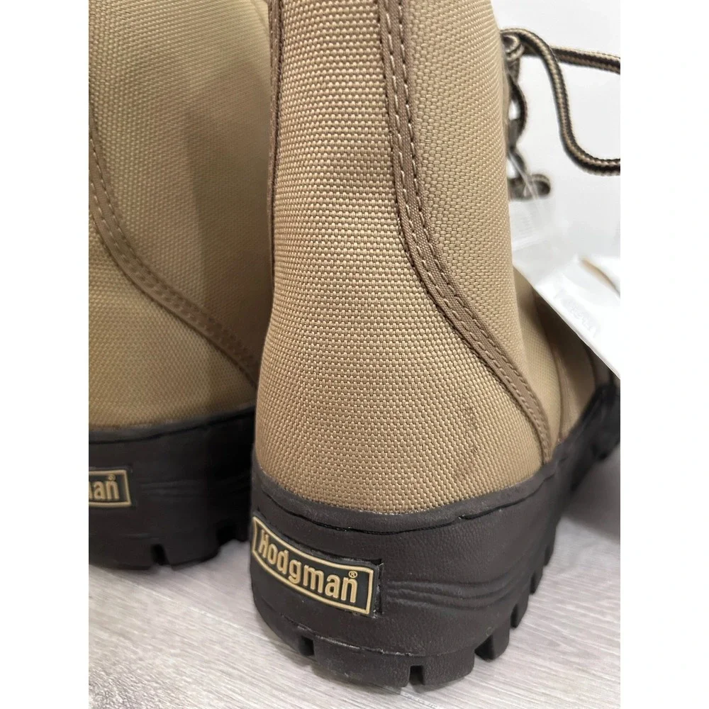 Hodgman 19212 Mens Beige Canvas Wading Boots High Top‎ Fishing Shoes Size 12 NEW